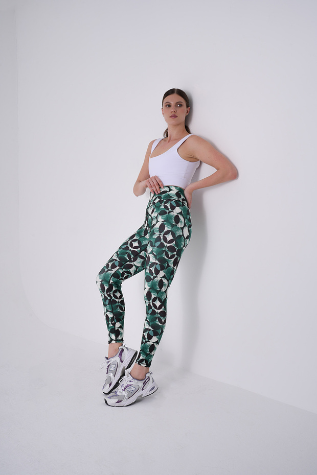 Patterned Tights Recovery Verdevibe - 5