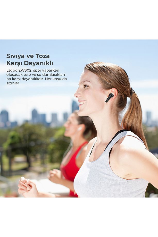 Ew302 Kablosuz Bluetooth 5.1 Tws Mikrofonlu Kulak Içi Kulaklık Siyah - 6