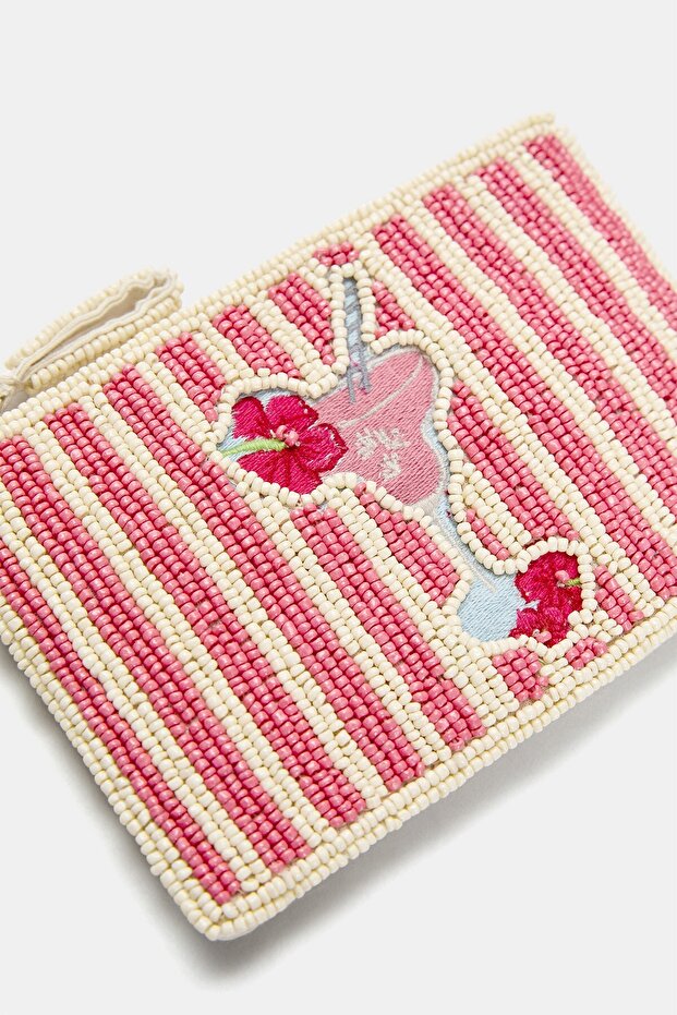 Boncuk detaylı kokteyl cüzdan - 4