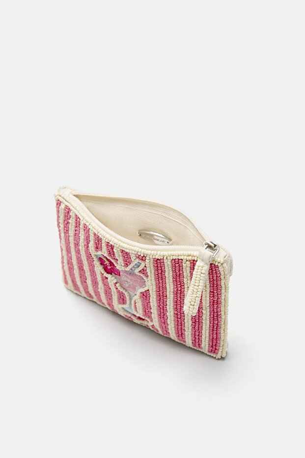 Boncuk detaylı kokteyl cüzdan - 2