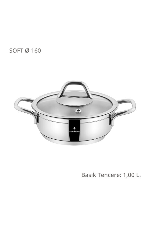 Soft 16 Cm Basık Tencere - 1