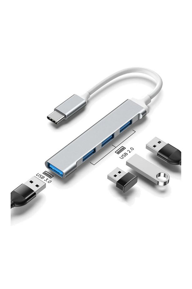 Type-c To Usb Hub 4 Port Çoklayıcı Macbook Ile Uyumlu Çoğaltıcı Type C To Usb Converter Hub - 2