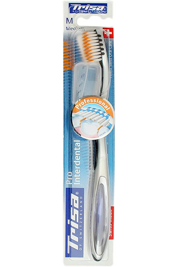 Pro Interdental Medium Toothbrush With Travel Cap