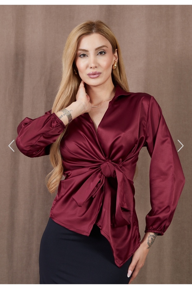 Anvelop Saten Gömlek - 4