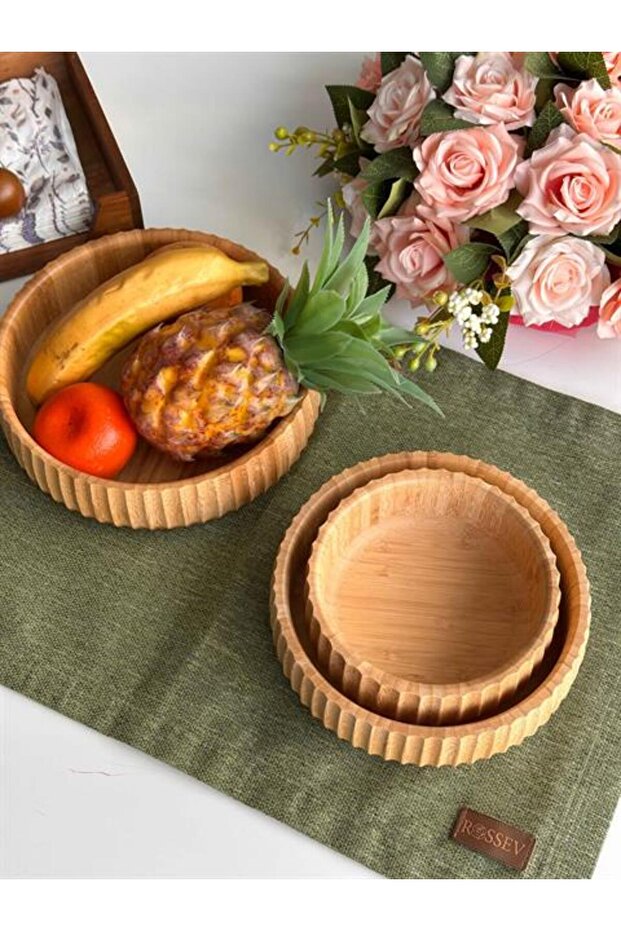 Bambu Kase Seti 3'Lü - 1