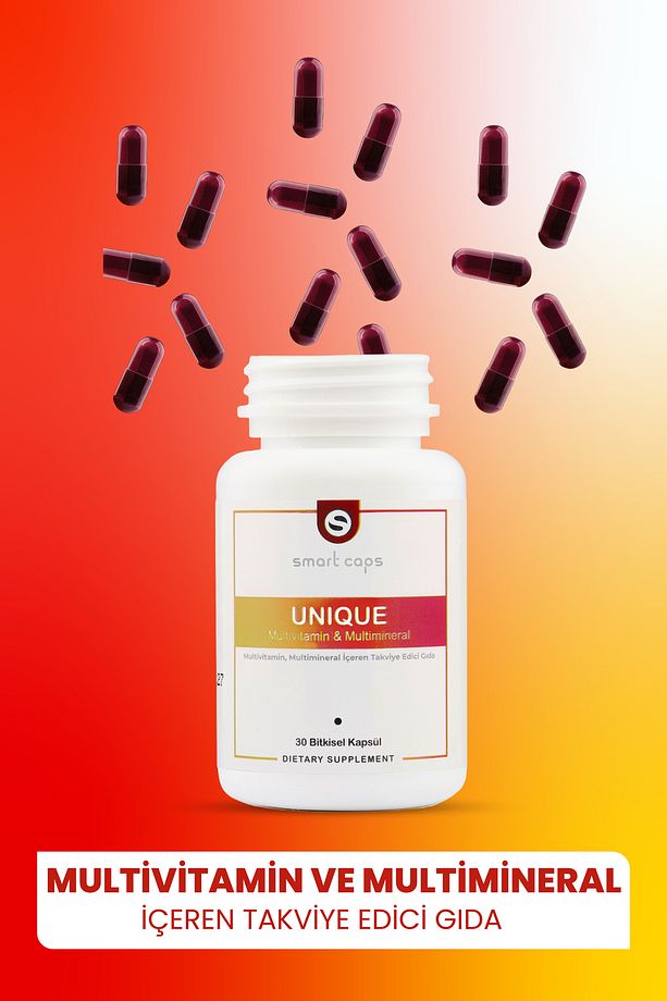 Unique Multivitamin/multimineral 30 Kapsül - 4