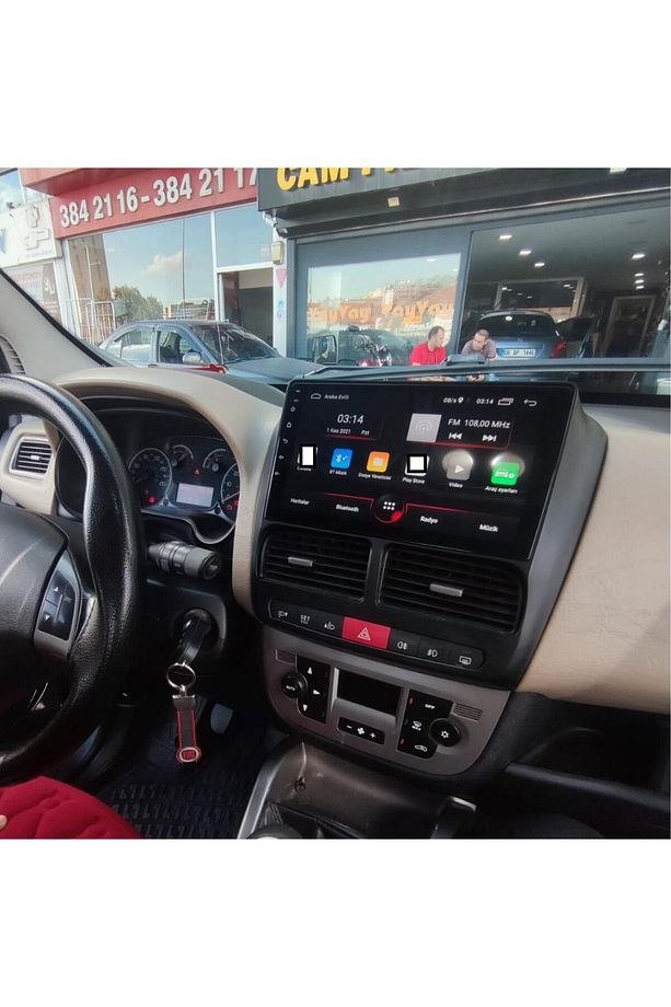 Fiat Doblo Android Multimedya Sistemi 4-64 For-X (2011-2015) - 1