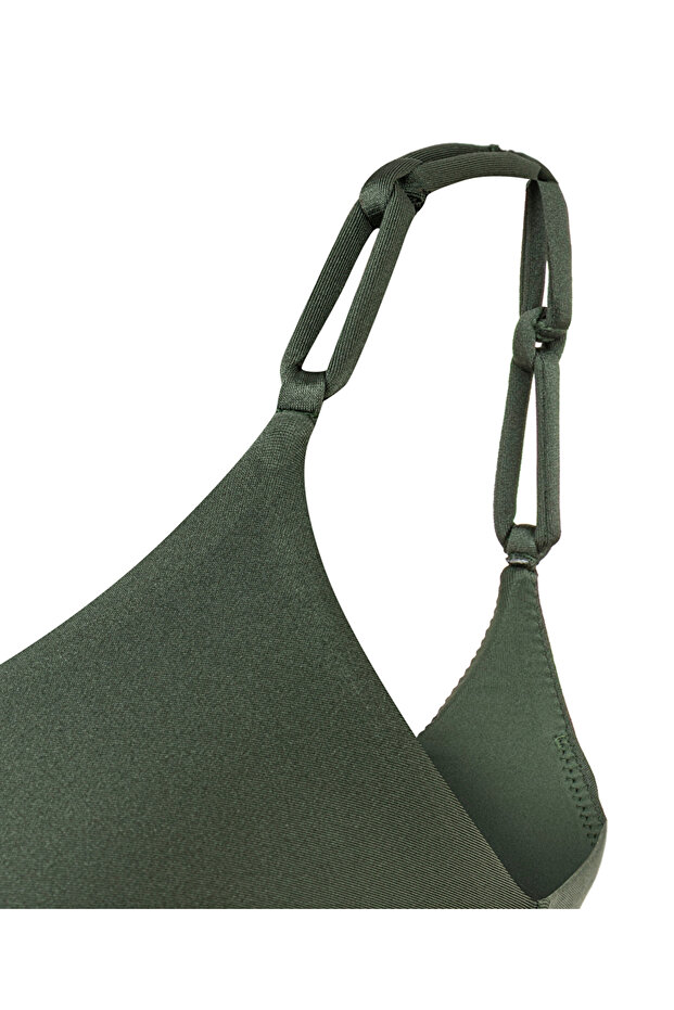 Asimetrik kol bikini seti - 4