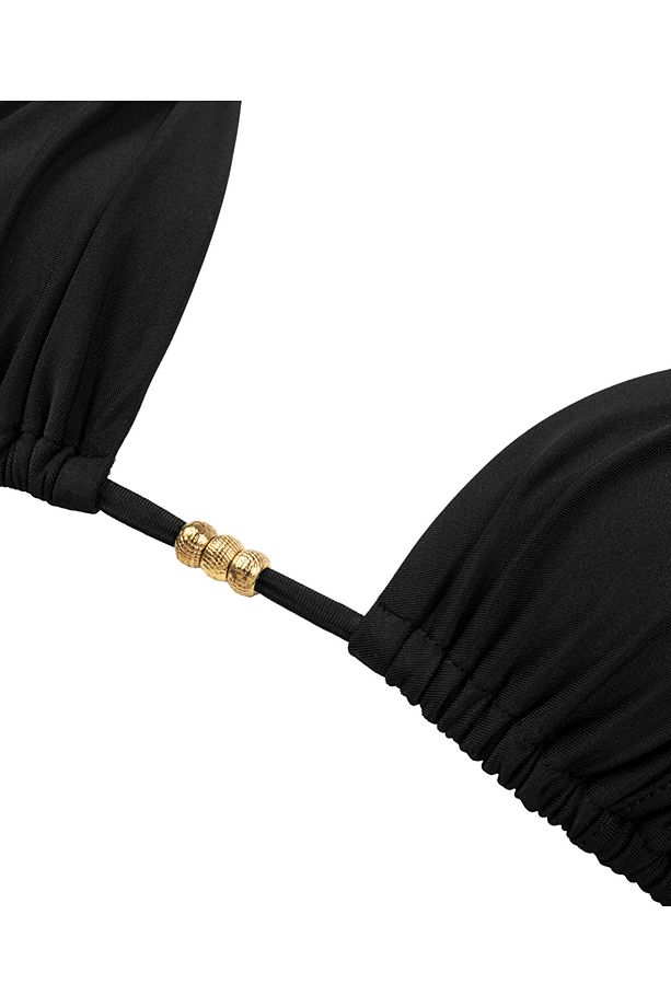 Minimal aksesuarlı üçgen bikini seti - 4