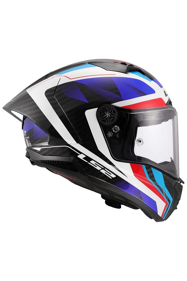 Thunder Karbon Gp Aero Raute Mavi-kırmızı Kask - 5