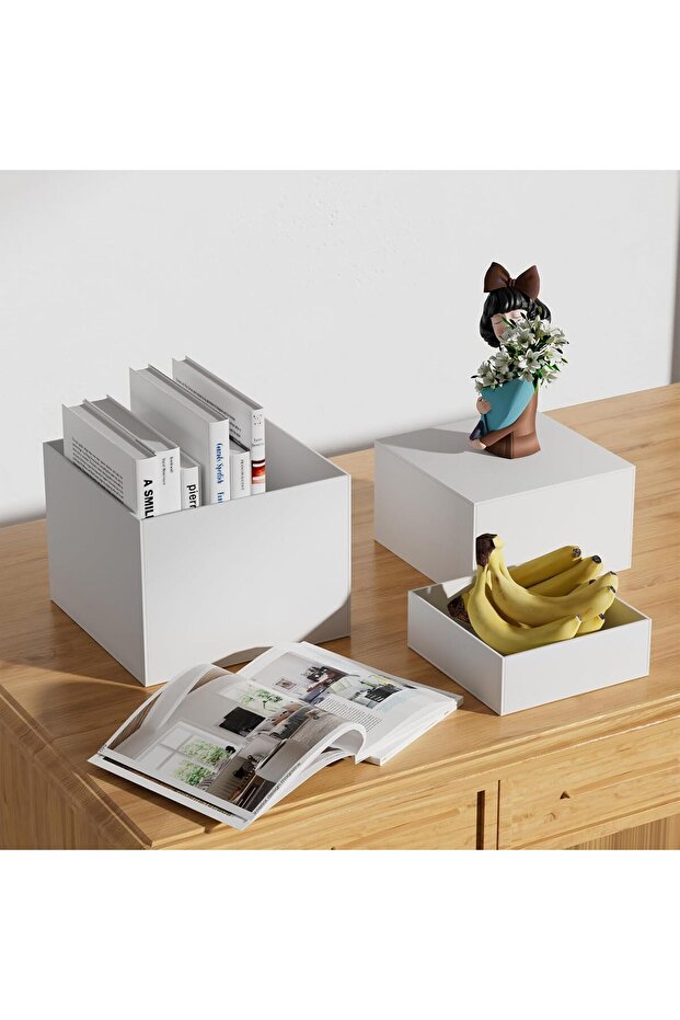 Acrylic Cube Display Risers with Hollow Bottoms (6''x7''x8'') - 5