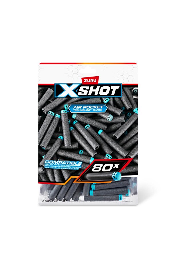 X-Shot Excel Refill Darts 80pcs