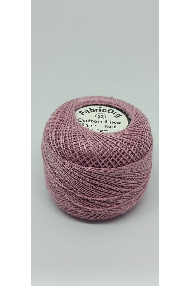 Cotton Like Etamin-kanaviçe Iplik (10 GR-NO8 İP) - TEK YUMAK - 52 Numaralı Renk - 1