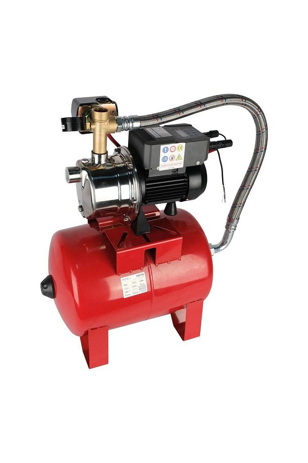 24/48 Volt DC Solar Fırçasız/İnvertörlü Güneş Paneli Hidroforu 3 Kat 3 Daire 24 Litre Tank - 2