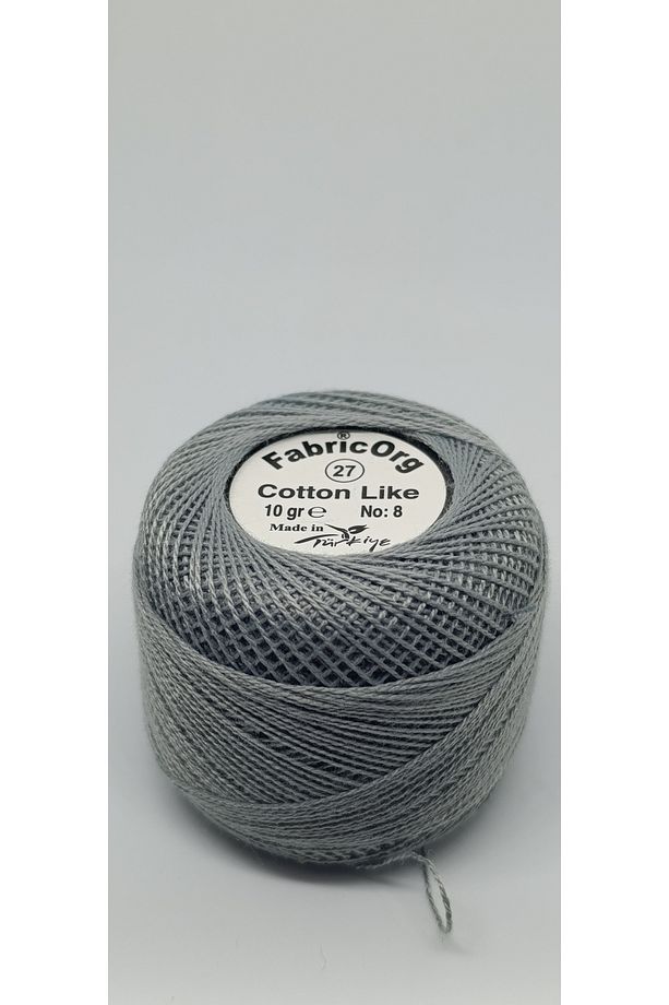 Cotton Like Etamin-kanaviçe Iplik (10 GR-NO8 İP) - TEK YUMAK - 27 Numaralı Renk - 1