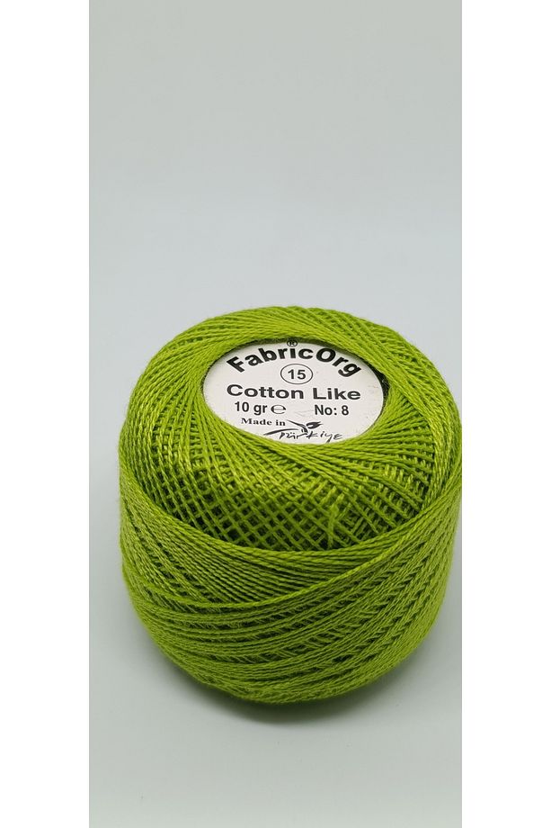 Cotton Like Etamin-kanaviçe Iplik (10 GR-NO8 İP) - TEK YUMAK - 15 Numaralı Renk - 1