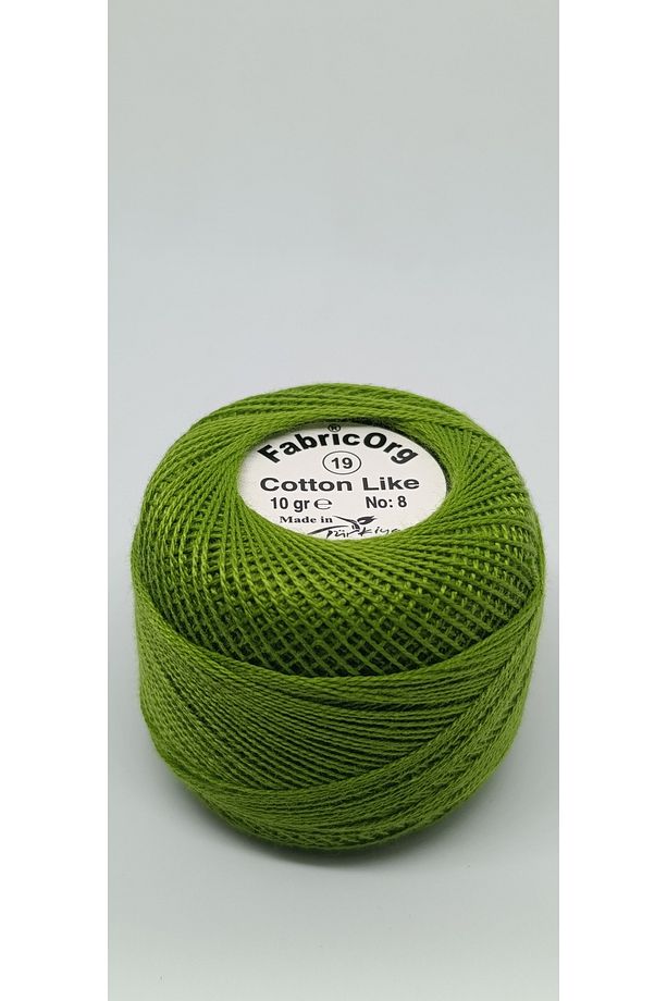 Cotton Like Etamin-kanaviçe Iplik (10 GR-NO8 İP) - TEK YUMAK - 19 Numaralı Renk - 1