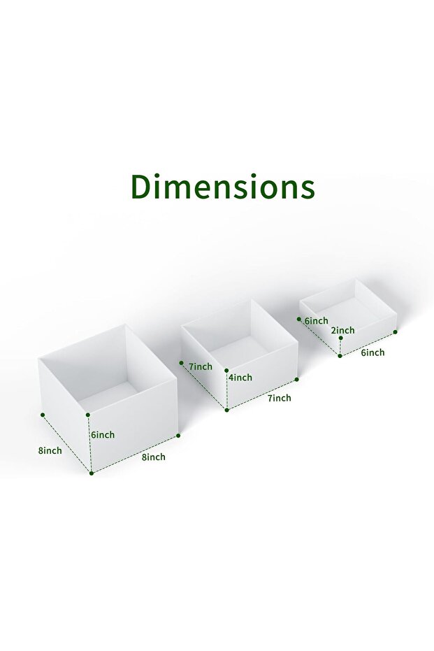 Acrylic Cube Display Risers with Hollow Bottoms (6''x7''x8'') - 3