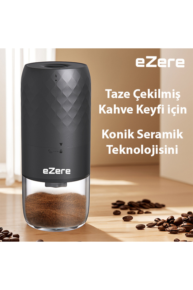 Elektrikli Kahve Öğütme Makinesi SIYAH - 4