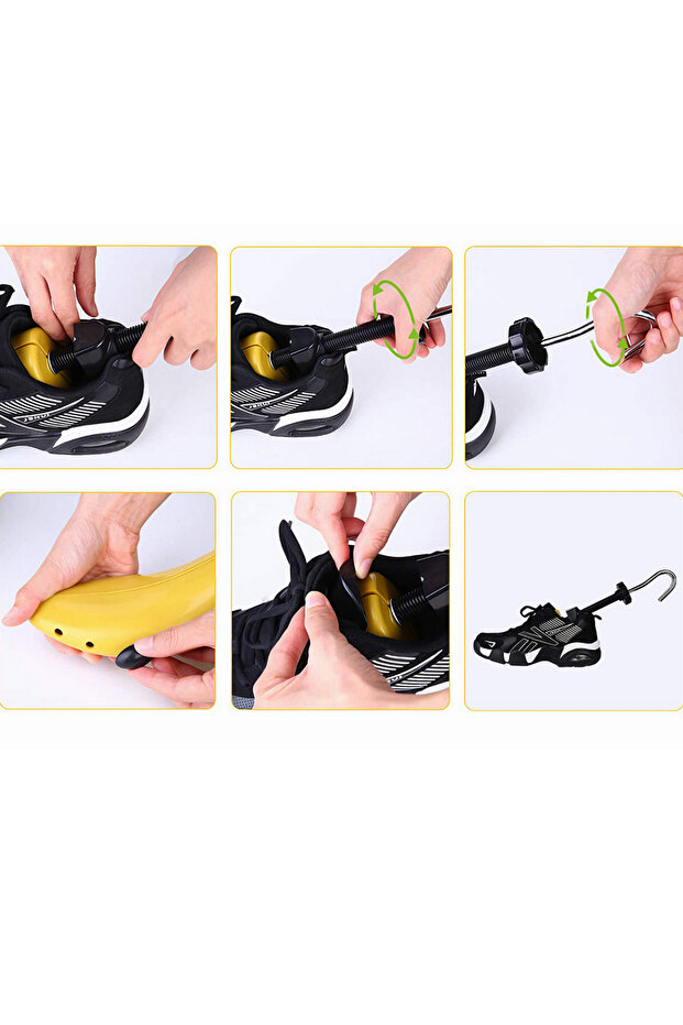Set 2 Sanuri/Calapoade Reglabile VarioShop® - Marimea 40-47, Pentru Largit si Alungit Pantofi, Univ - 8