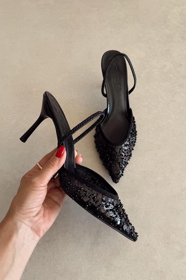 Fancy Siyah Sliletto - 3