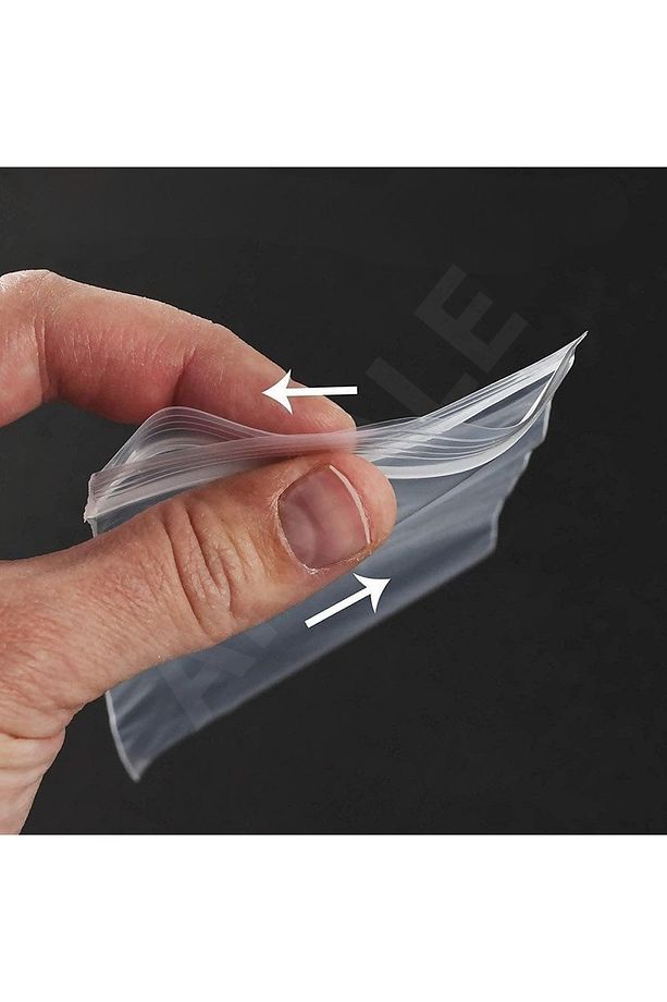 Şeffaf Kilitli Torba | Ziplock Bpa Free | Saklama Poşeti 8x10 Cm -100'lü - 6
