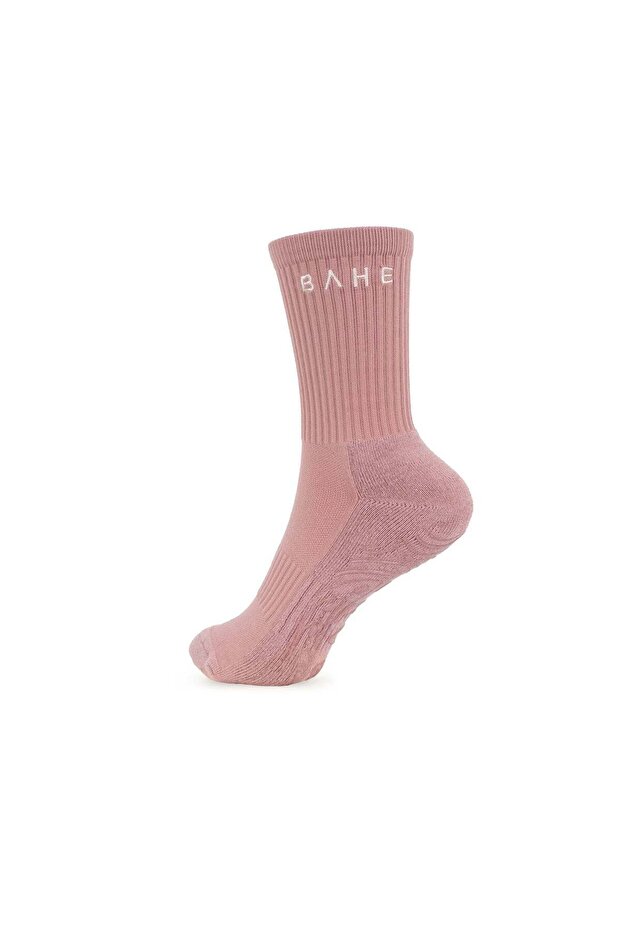 Studio Grippy Crew Yoga Socks, Comfort Design with Non-Slip Soles