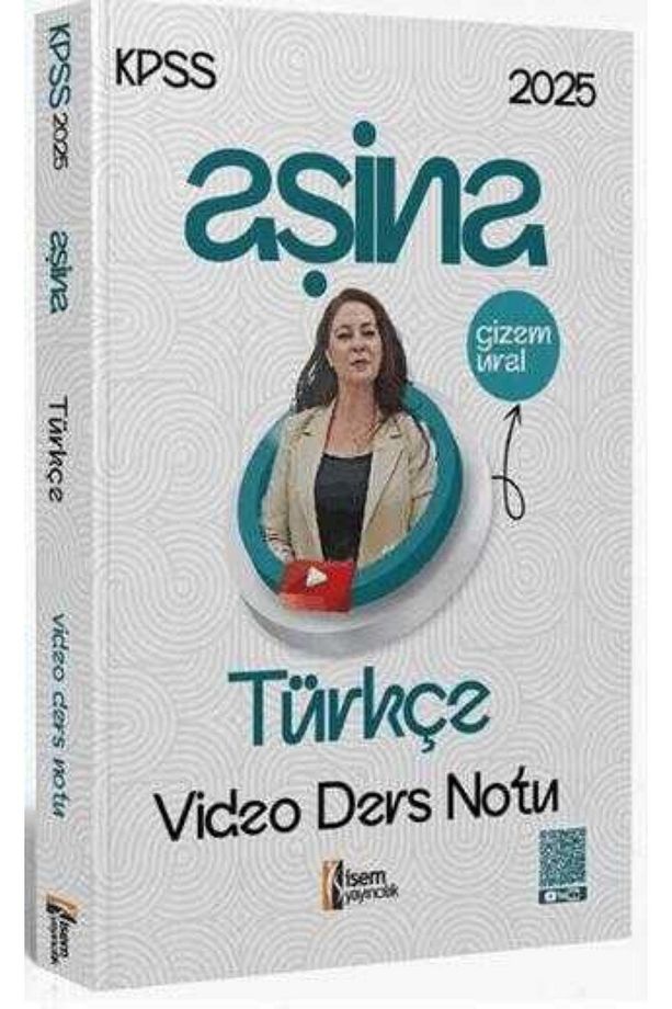 İsem 2025 KPSS Türkçe Aşina Video Ders Notu - Gizem Ural İsem Yayınları - 1