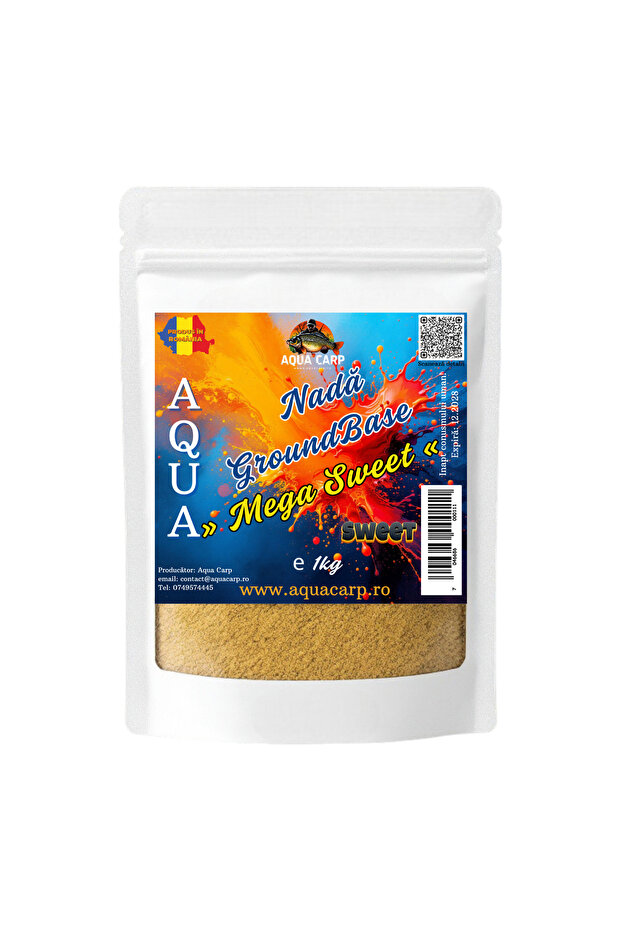 Стръв Aqua GroundBase Mega Sweet 1 кг - 1