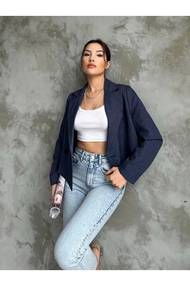 Double Breasted Jacket - 1