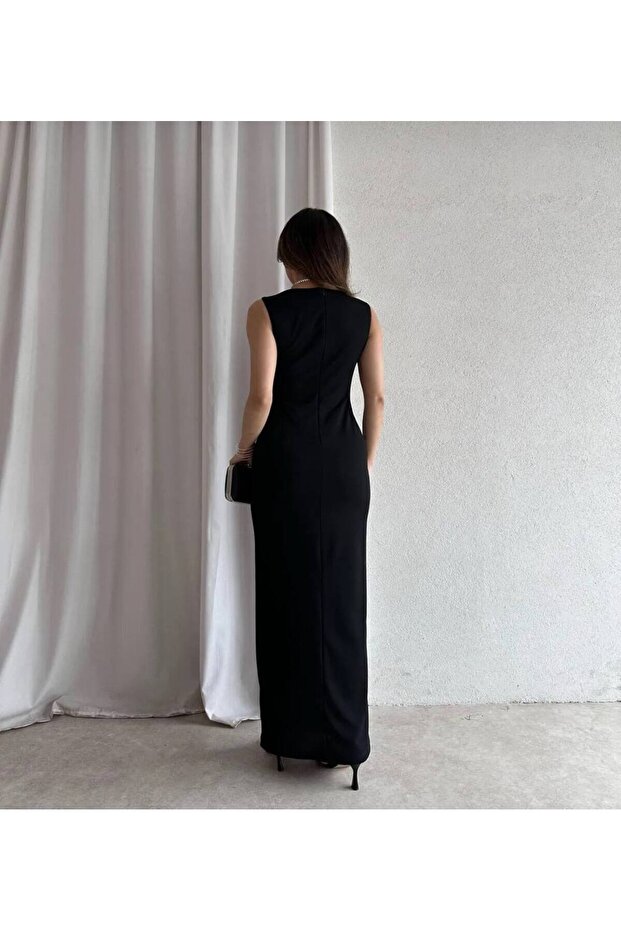 Kadın Premium Maxi Elbise - 4