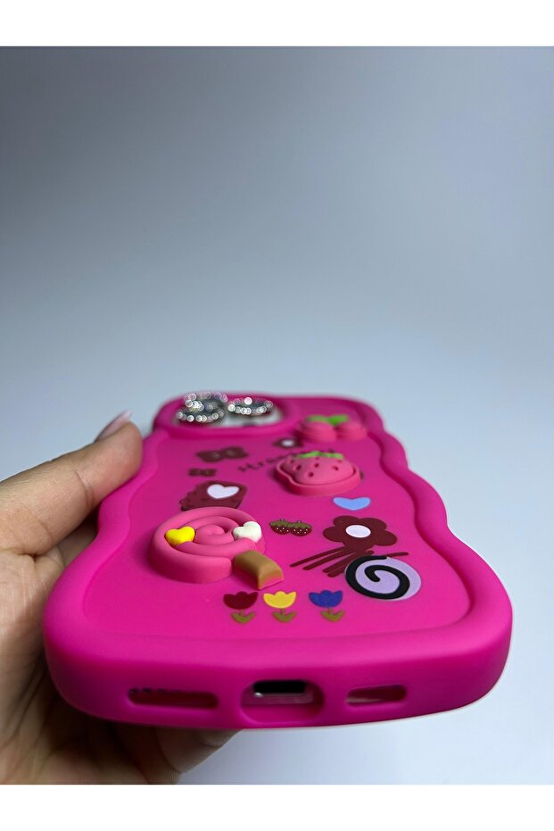 حافظة سيليكون كاندي متوافقة مع هاتف ابل ايفون 16 برو ماكس - 3