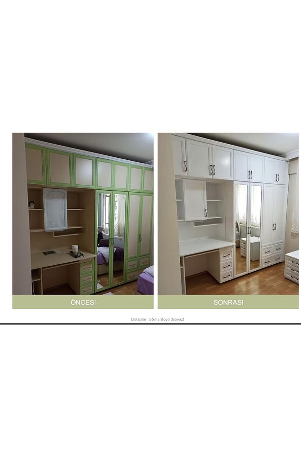 Stella Set "mutfak - Tuvalet Banyo - Fayans - Mobilya" Boyamak Için Knitex Boyama Seti Ile Birlikte - 4