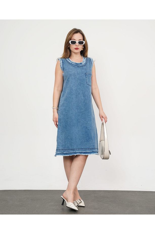Elbise tunik sıfırkol - 3