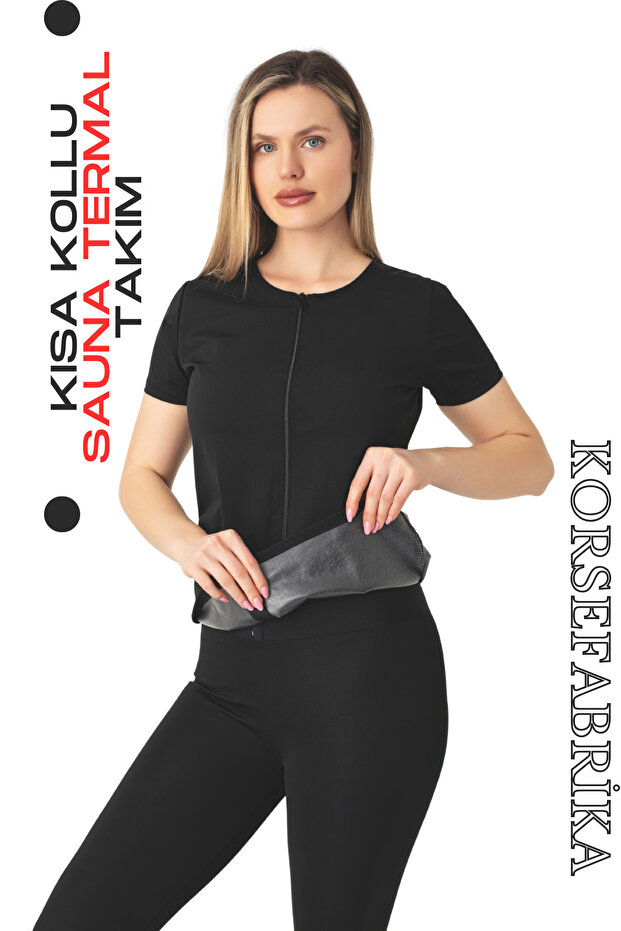 ZIPPERED SAUNA- THERMAL TOP and LEGGING SET