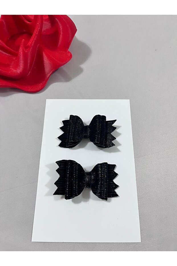 مشبك 2 قطعة بريق - 1