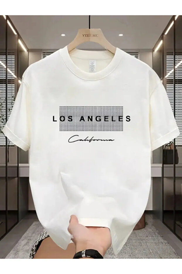 Unisex Large Size Printed Oversize 100% Cotton T-Shirt