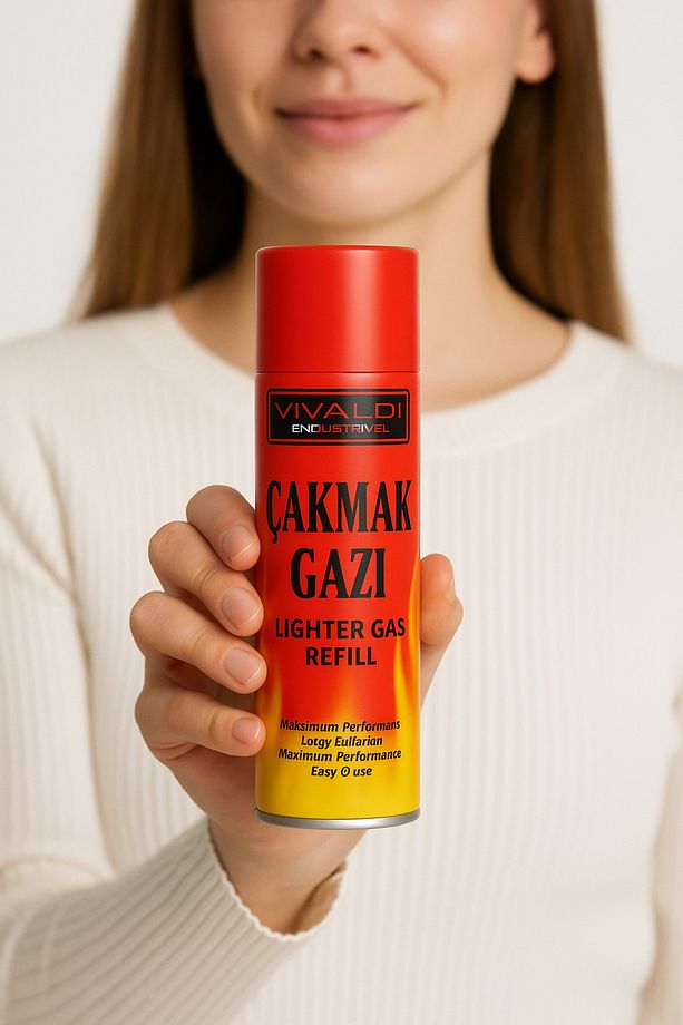 Vivaldi Endüstriyel Yüksek Dolum 270ML 12'li Set Çakmak Gazı 12x270ml - 4