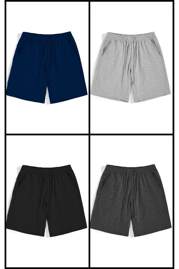 4 Lü Paket Unisex şort - 1