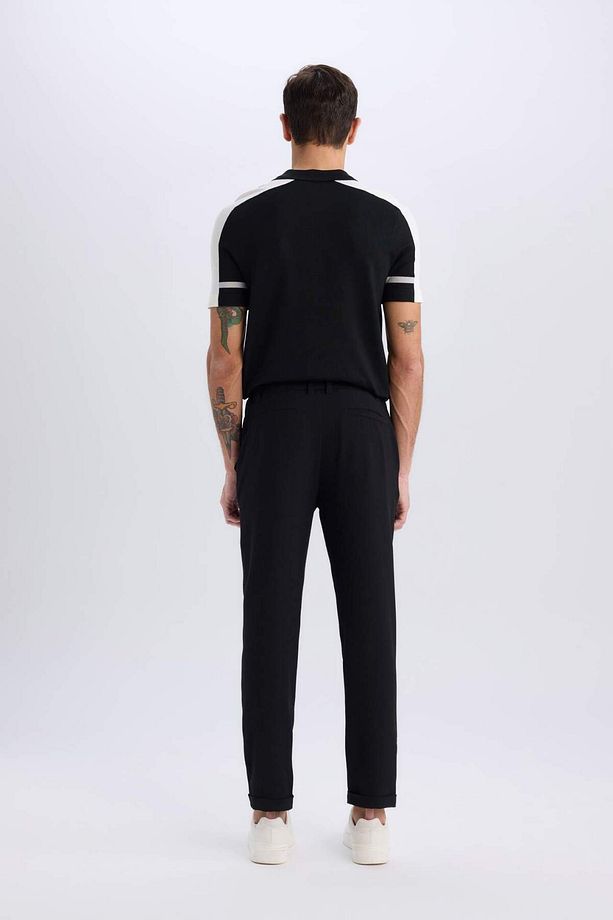 Jogger Fermuarlı Paça Yazlık Kumaş Pantolon E4779AX25SM - 6