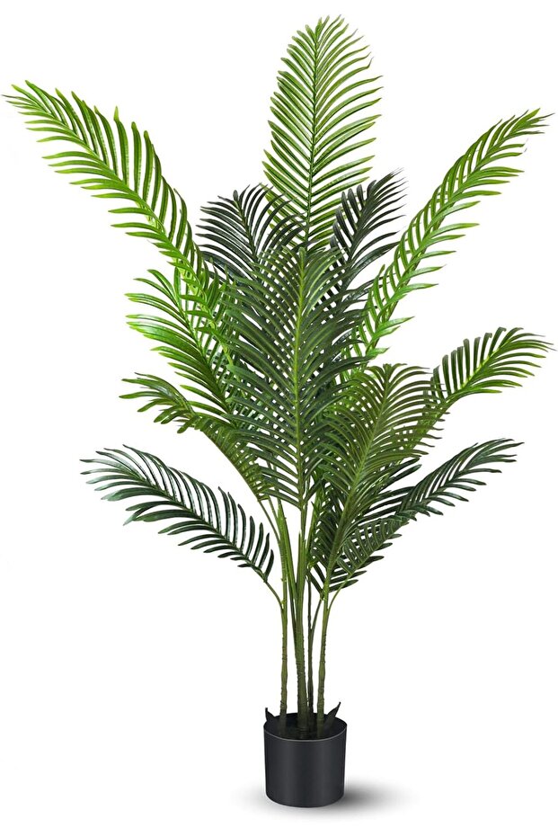 SKY-TOUCH Artificial Areca Palm Tree, 135 cm, Faux Indoor Plant