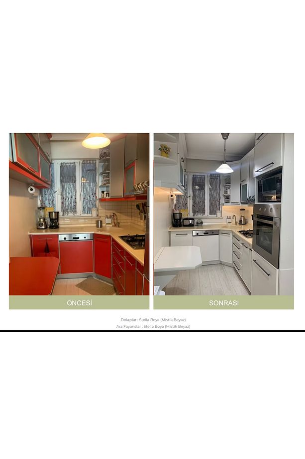 Stella Set "mutfak - Tuvalet Banyo - Fayans - Mobilya" Boyamak Için Knitex Boyama Seti Ile Birlikte - 3