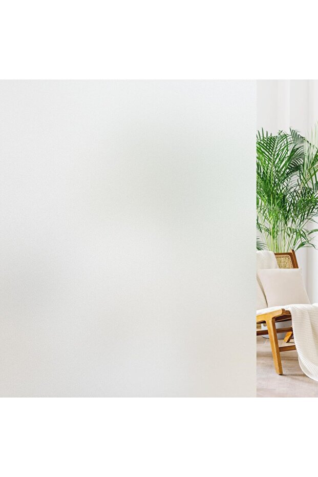 Frosted Window Film Static Cling Privacy UV Protection 45x100cm