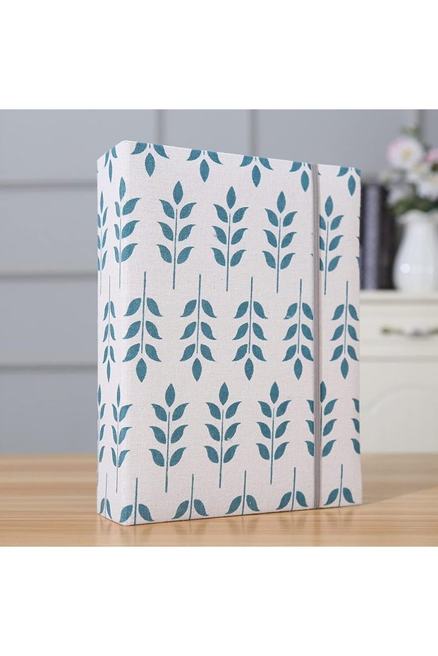 Photo Album for 4x6 Photos, 200 Capacity, Linen Cover – Green Grass