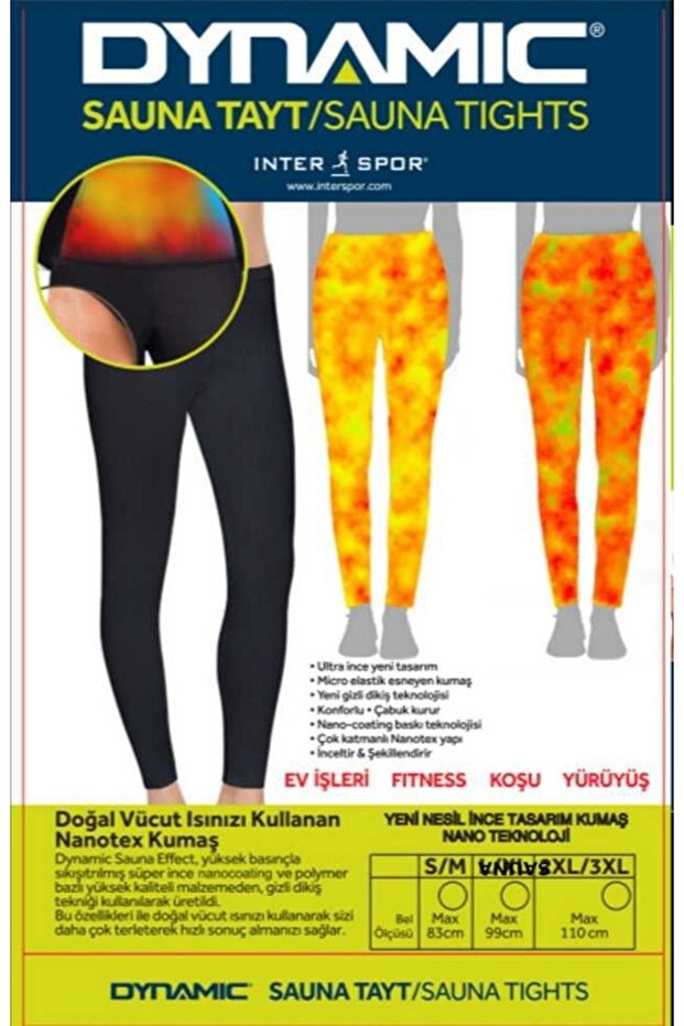 Brand Sauna Tights Terleme Tayti Hidden Seam Nanopolymer Fabric