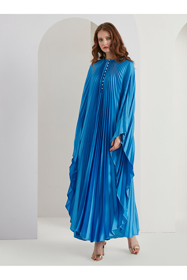 Piliseli Maxi Elbise - 1