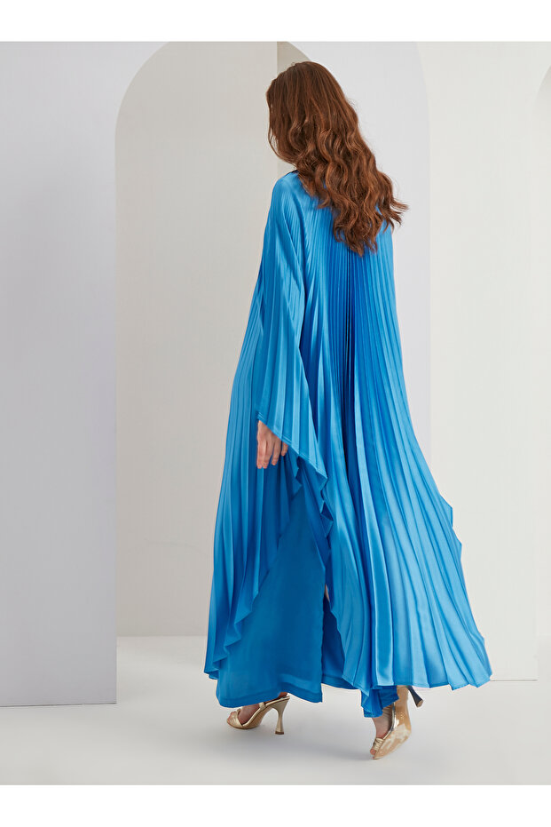 Piliseli Maxi Elbise - 3