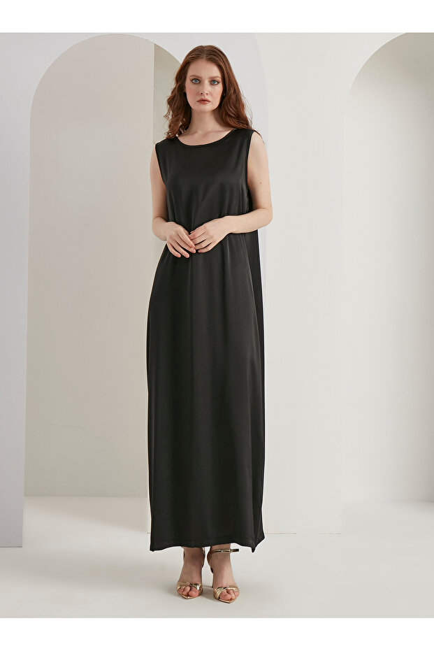 Piliseli Maxi Elbise - 7