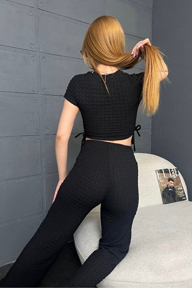 Iron-Free Gathered Bubble Double Set Bb0010 - 2