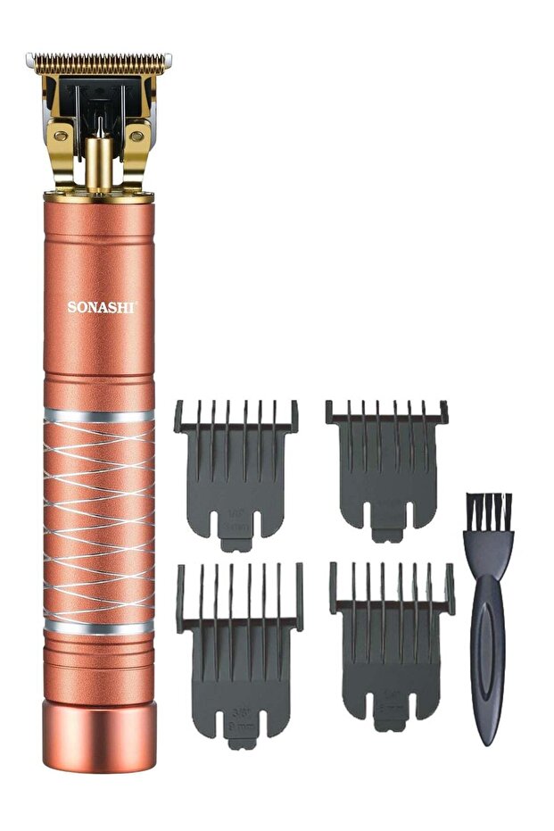 Rechargeable Professional Hair Clipper With HighCapacity Battery And Fast Charging SHC-1058 Copper